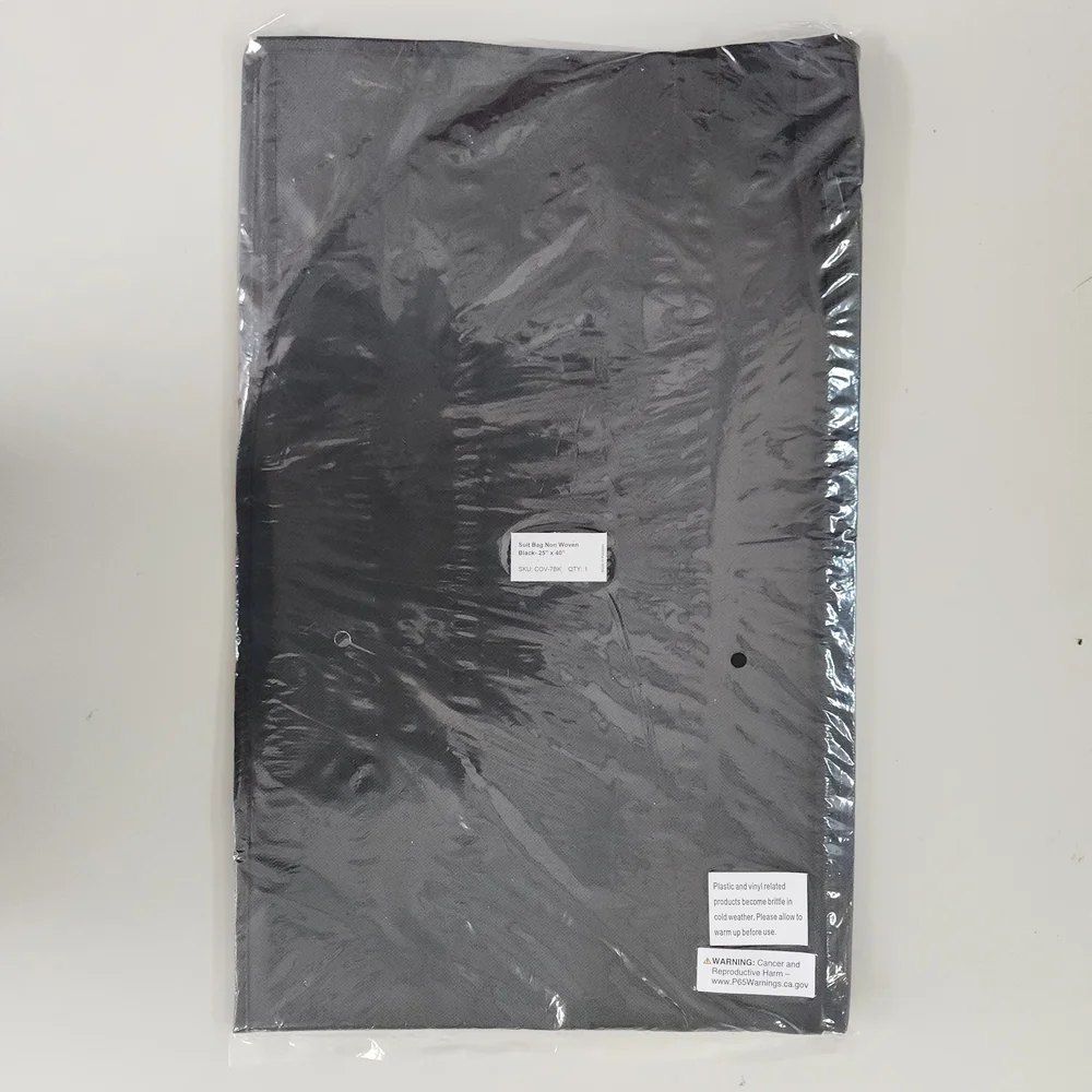 Black Non-Woven Suit Garment Bag 25